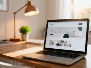 Panel administracyjny WordPress z wyróżnioną ikoną blokowania użytkownika na ekranie monitora.