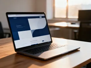 Ekran laptopa z otwartym środowiskiem programistycznym wyświetlającym kod PHP i logi błędów w trybie debugowania.