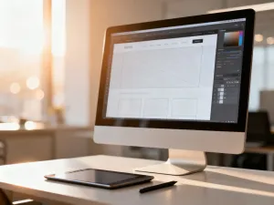 Świecący włącznik symbolizujący optymalizację kodu strony internetowej i zarządzanie skryptami motywu.